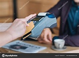 Payment with credit card in cafe Stock Photo by ©AlexLipa 162643018