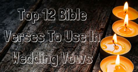 Jack is also the senior writer at what christians want to know whose mission is to equip, encourage, and energize christians and to. Top 12 Bible Verses To Use In Wedding Vows ...
