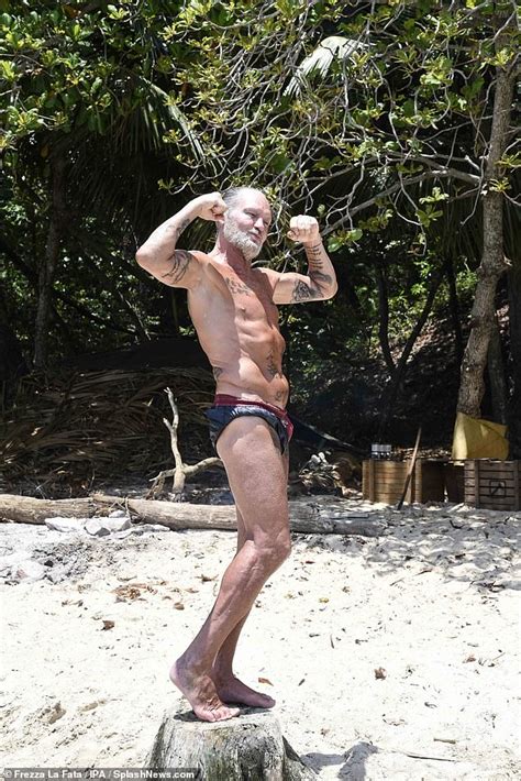 Shirtless Paul Gascoigne Strikes A Series Of Athletic Poses Sol