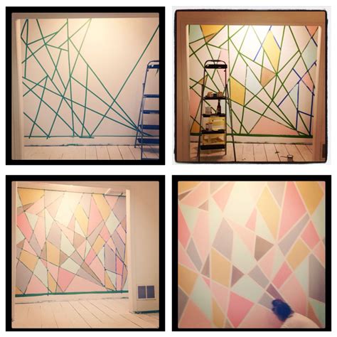 Diy Wall Mural By Jessica Conjar Must Try Theres Even Gold Metallic
