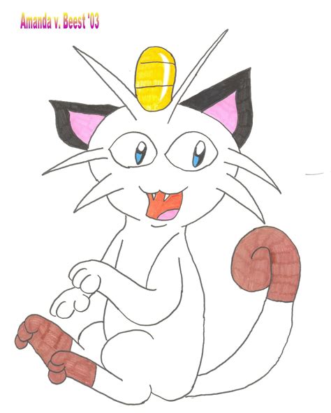 Meowth By Amandaxter On Deviantart