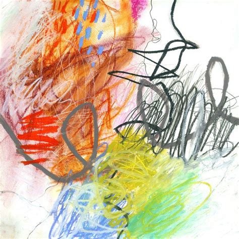 Crayons Again Art Journal Inspiration Abstract Painting Scribble Art