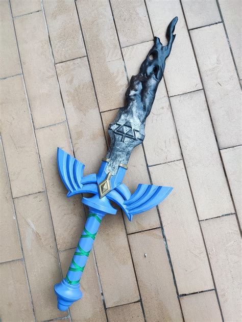 finally done with my totk trailer master sword r breath of the wild