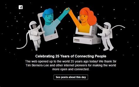 Facebook Is Celebrating 25th Anniversary Of World Wide Web
