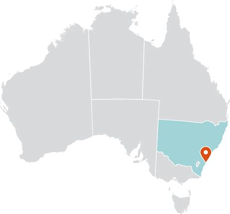 Download Map Of Nsw Australia Australia Map White Png Full Size