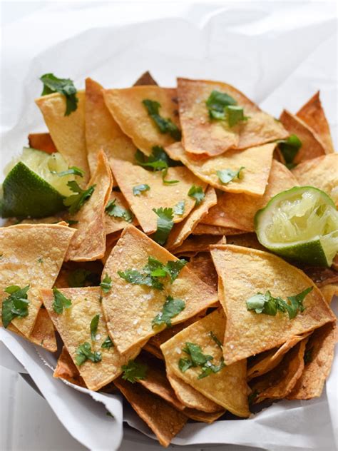 Bake until the edges are dry and crispy, 8 to 12 minutes. Baked Tortilla Chips - Isabel Eats | Recipe | Tortilla ...