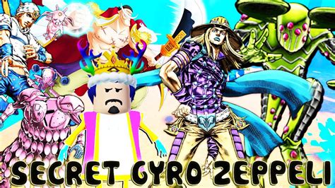 Roblox Update 43 Anime Jojo Steel Ball Run LẤy Secret Gyro Zeppeli