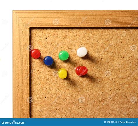 Pin Board Stock Photo Image Of Pushpin Isolated Colorful 11896744