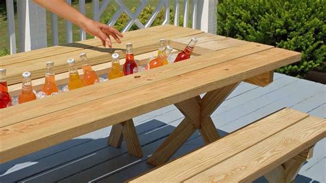 15 Fantastic Picnic Table Plans For Backyard