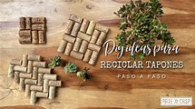 DIY ideas para reciclar corchos - salvamanteles, posavasos & alfombras ...