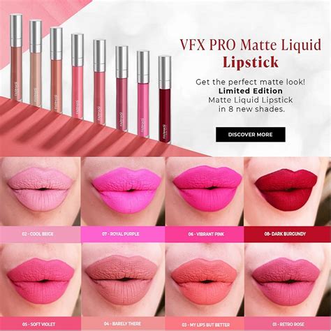 Vfx Pro Matte Liquid Lipstick Limited Edition Matte Liquid Lipstick