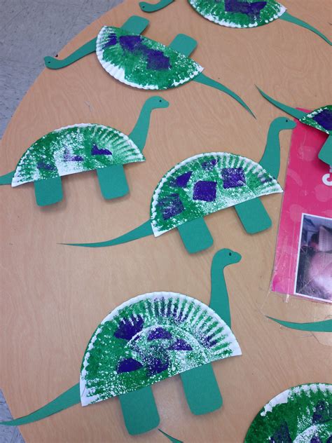 12 Crafts For Kids Using Paper Plates Crafts For Kids Dinosaur