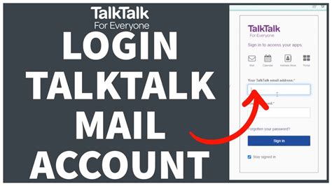 how to login talktalk mail account talktalk mail sign in tutorial youtube