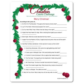 Printable Christian Carols Challenge | Christian christmas games, Christian christmas, Christian ...