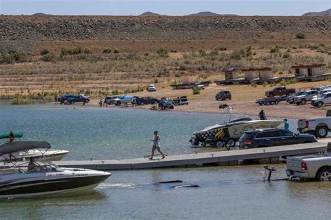 Lake Mead Closes Boat Launch Ramp Due To Declining Water Levels Las