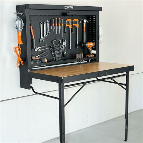 Workbench Collapsible Work Bench Hinged Workbench Wall Mounted