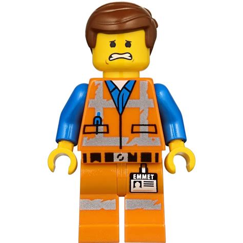 Lego Set Fig 001908 Emmet Worn Outfit Happy Scared 2019 The Lego Movie Rebrickable