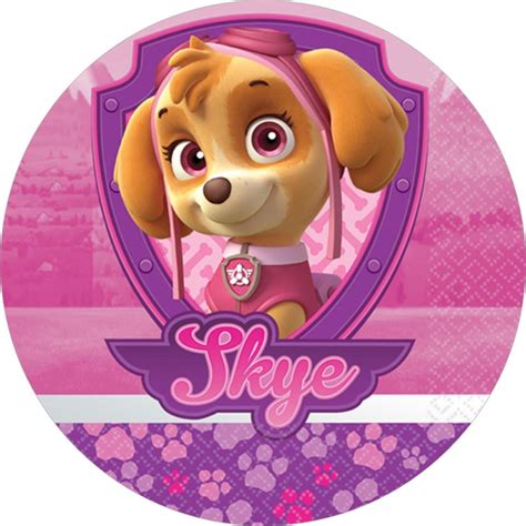 Skye Paw Patrol Printable Badge