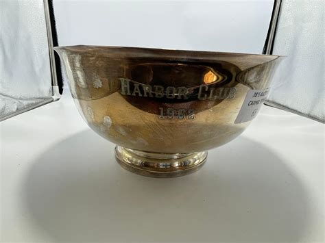 Lot L G Balfour 1962 Harbor Club Silver Plate Bowl