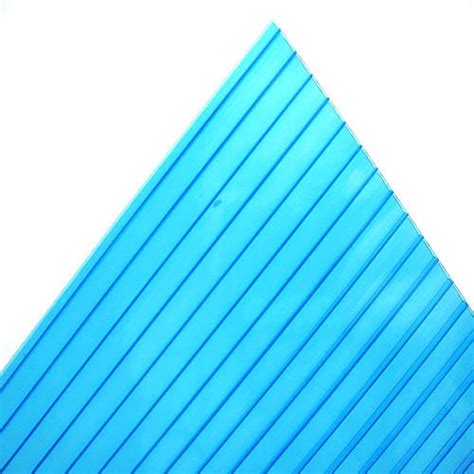 Blue Polycarbonate Sheet At Rs 38 Square Feet Polycarbonate Roofing Sheet In New Delhi Id