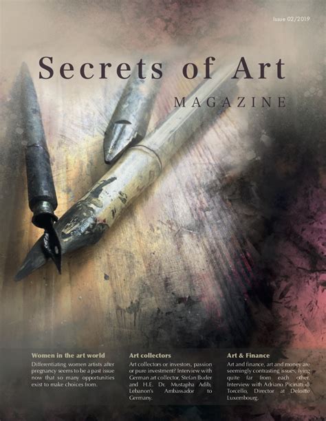 Secrets Of Art Magazine Autumn 2019 Printed Edition Secrets Of Art