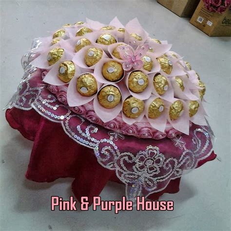 Tempahan coklat ferrero rocher kini dibuka. PINK & PURPLE HOUSE: Hantaran Maroon & Pink