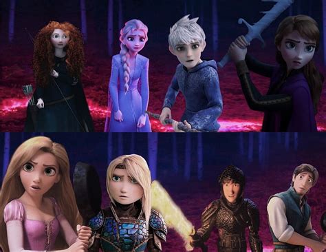 Rise Of The Brave Tangled Frozen Dragons Disney Dreamworks Pixar