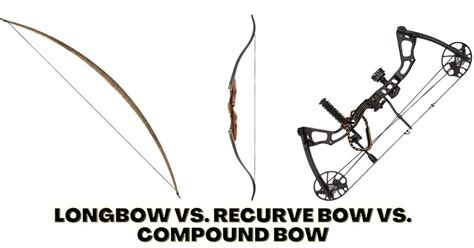 Longbow Vs Recurve Bow Vs Compound Bow Informational Guide