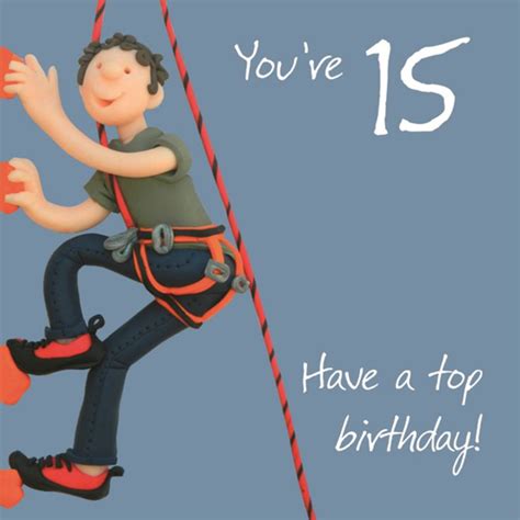 Boys 15th Birthday Greeting Card Cards Birthday Greetings Happy