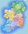 Administrative map of Ireland. Ireland administrative map | Vidiani.com ...