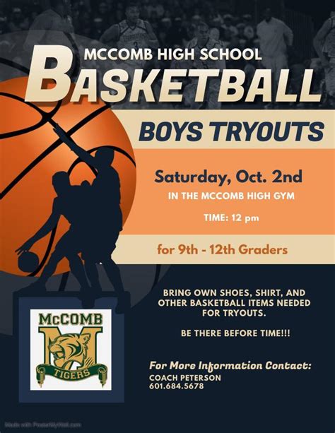 Mccomb High School Boys Basketball Tryout News 2021 Mccomb High School