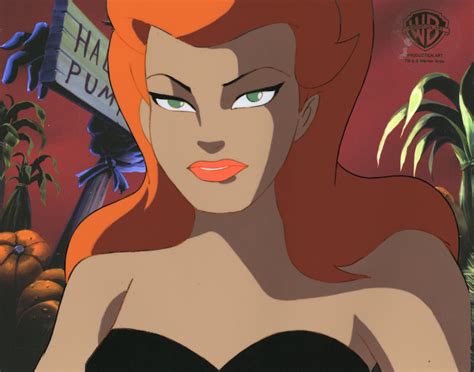 Poison Ivy Ventriloquist Mad Hatter Prod Animation Cel Batman Animated Series