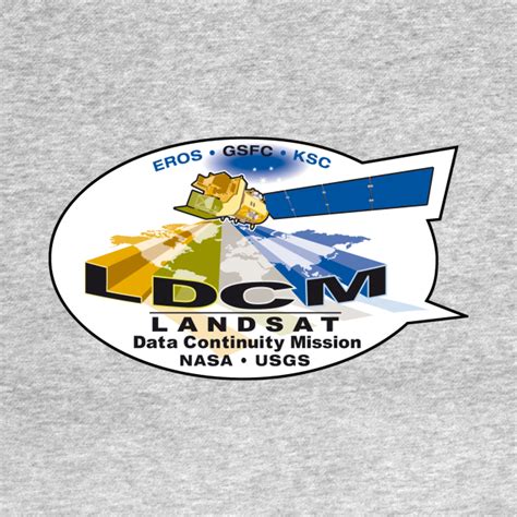 Landsat Data Continuity Mission Logo Landsat T Shirt Teepublic