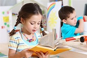 Teach child how to read: Picture Of Children Reading Book