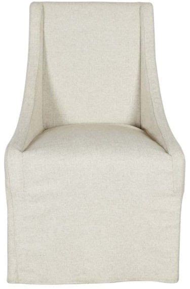 Classic Home Warwick Oatmeal Rolling Wingback Dining Chair Robys