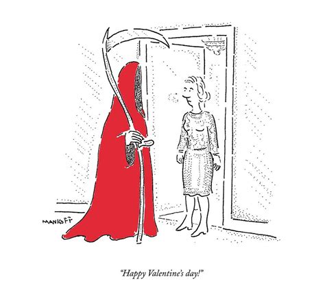 Happy Valentines Day Drawing By Robert Mankoff Fine Art America