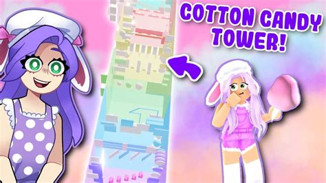 Playing Tower Of Cotton Candy Roblox Youtube