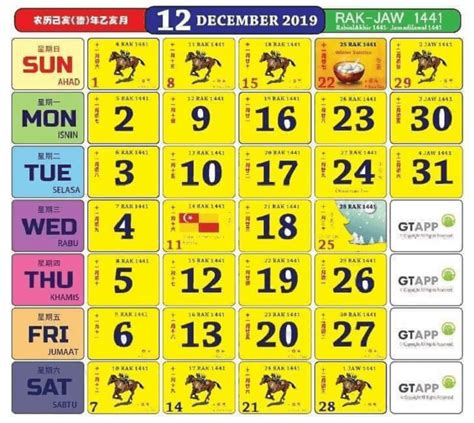 Kalendar kuda malaysia is a calendar that showing all the characteristic of malaysia culture. Pin di erin
