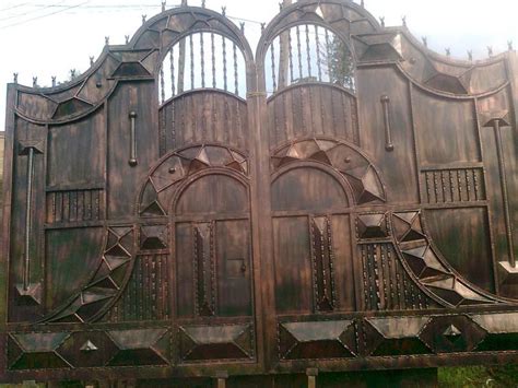 A Gate Made By A Man In Uganda Using Just Primitive Welding Tools And