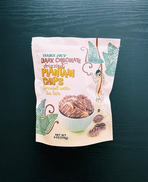 Trader Joes Dark Chocolate Drizzled Plantain Chips Reviews