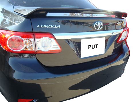 Toyota Corolla 2 Post Spoiler 2011 2013 Factory Style With Light Pu