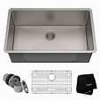 Kraus 30-inch Single Bowl Undermount Kitchen Sink in 16 Gauge Stainless ...
