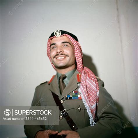 King Hussein Of Jordan Stock Photo 3844 465652 Superstock