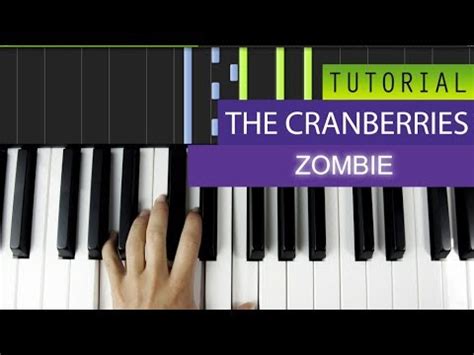 The Cranberries Zombie Piano Tutorial Youtube
