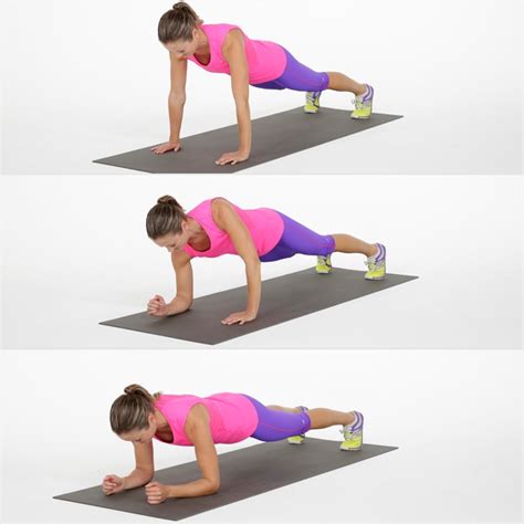 Up Down Plank Bodyweight Workout For Abs Popsugar Fitness Photo 4