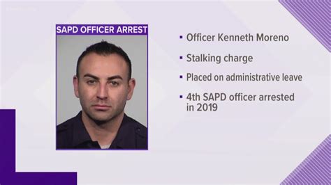 Sapd Officer Arrested On Charge Of Stalking Ex Girlfriend