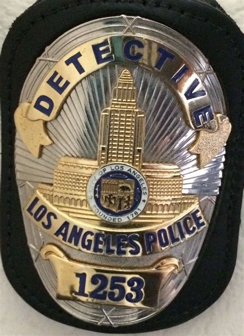 Lapd 1856 W 11th Place Police Badge Police Law Enforcement Badges