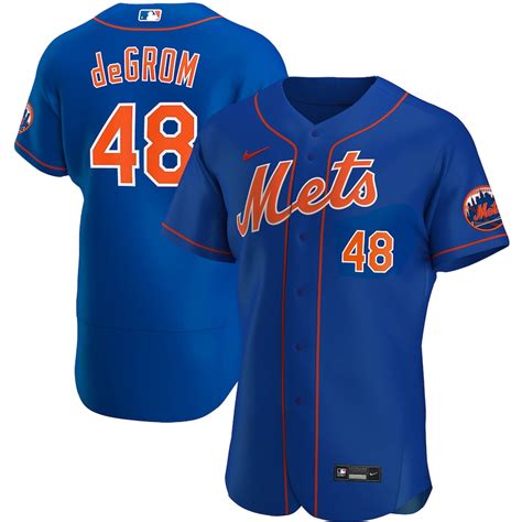 Mens New York Mets Jacob Degrom Nike Royal Alternate Authentic Player