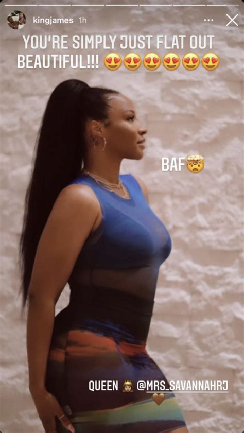 Lebron James Salivates Over Hot Photo Of His Wife Savannah The Ball Zone