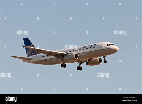 An Airbus A320 Jet Airliner Belonging To United Continental Holdings